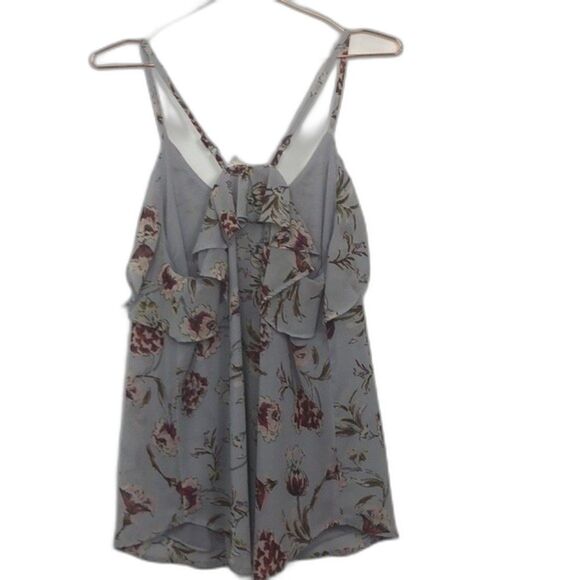 Japna Floral Cami Ruffle Detail Around Back (255) - Picture 5 of 6